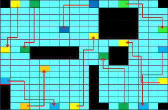 Droplet Routing in DMFB based on Minimum Weight Number of Alternate Paths