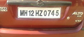 Number Plate Recognition using morphological operations